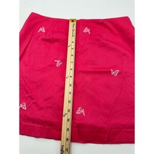 Attyre New York Women's Pink Embroidered Skort Size 10 Casual